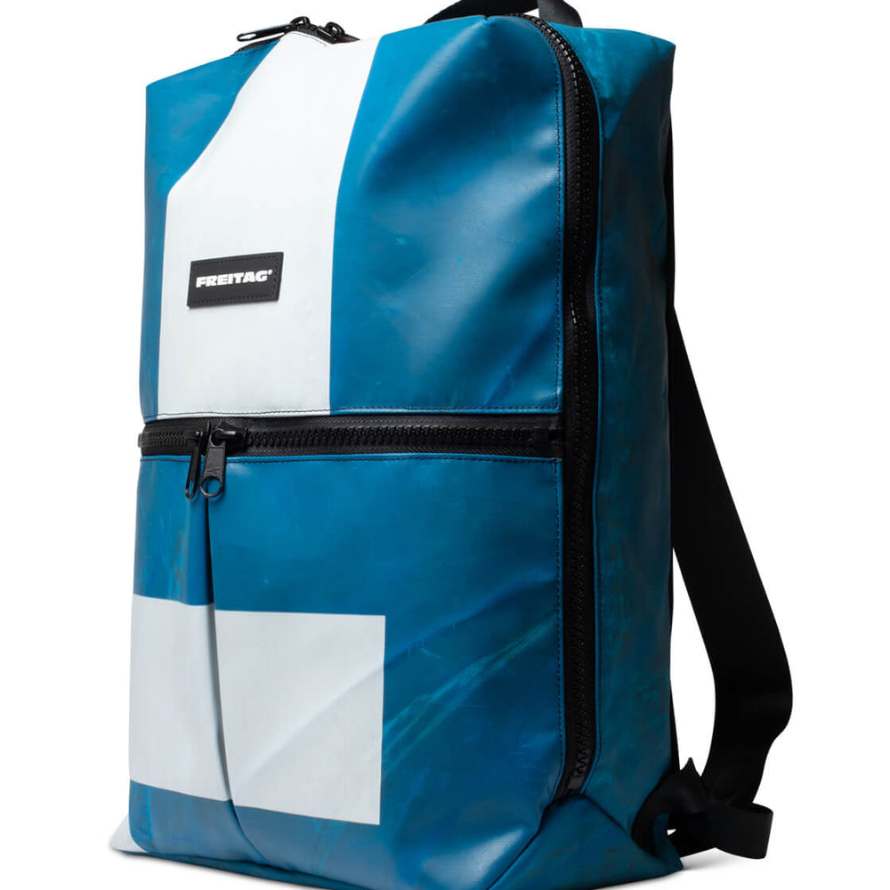 Freitag Backpack Fringe blue/white/black