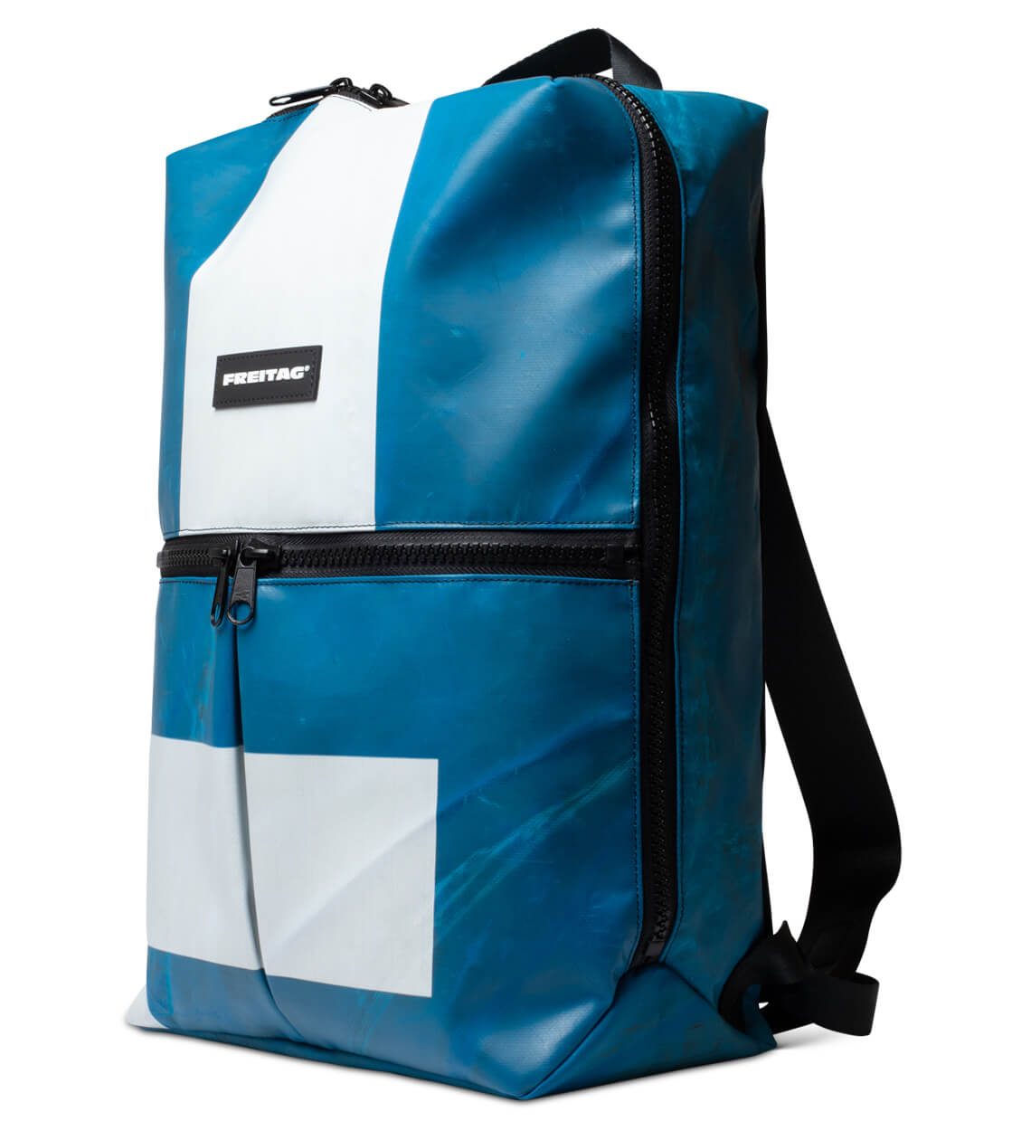 Freitag Backpack Fringe blue/white/black