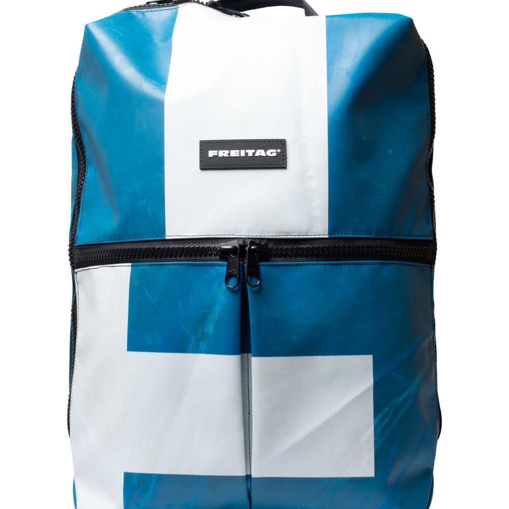 Freitag Backpack Fringe blue/white/black
