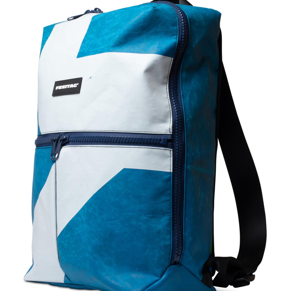 Freitag Backpack Fringe blue/white/blue