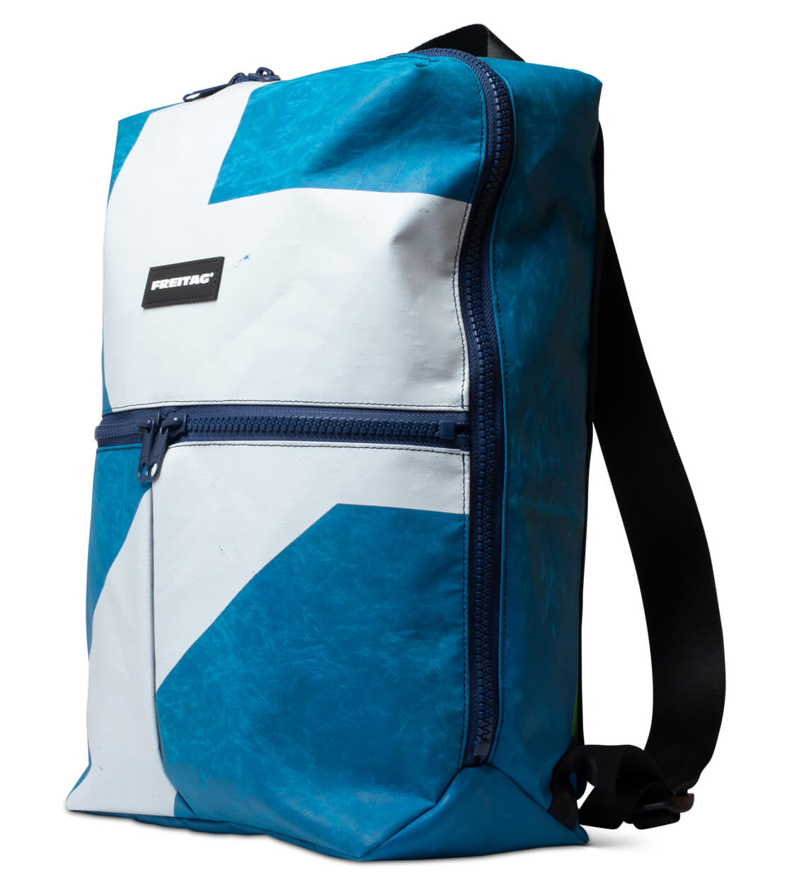 Freitag Backpack Fringe blue/white/blue