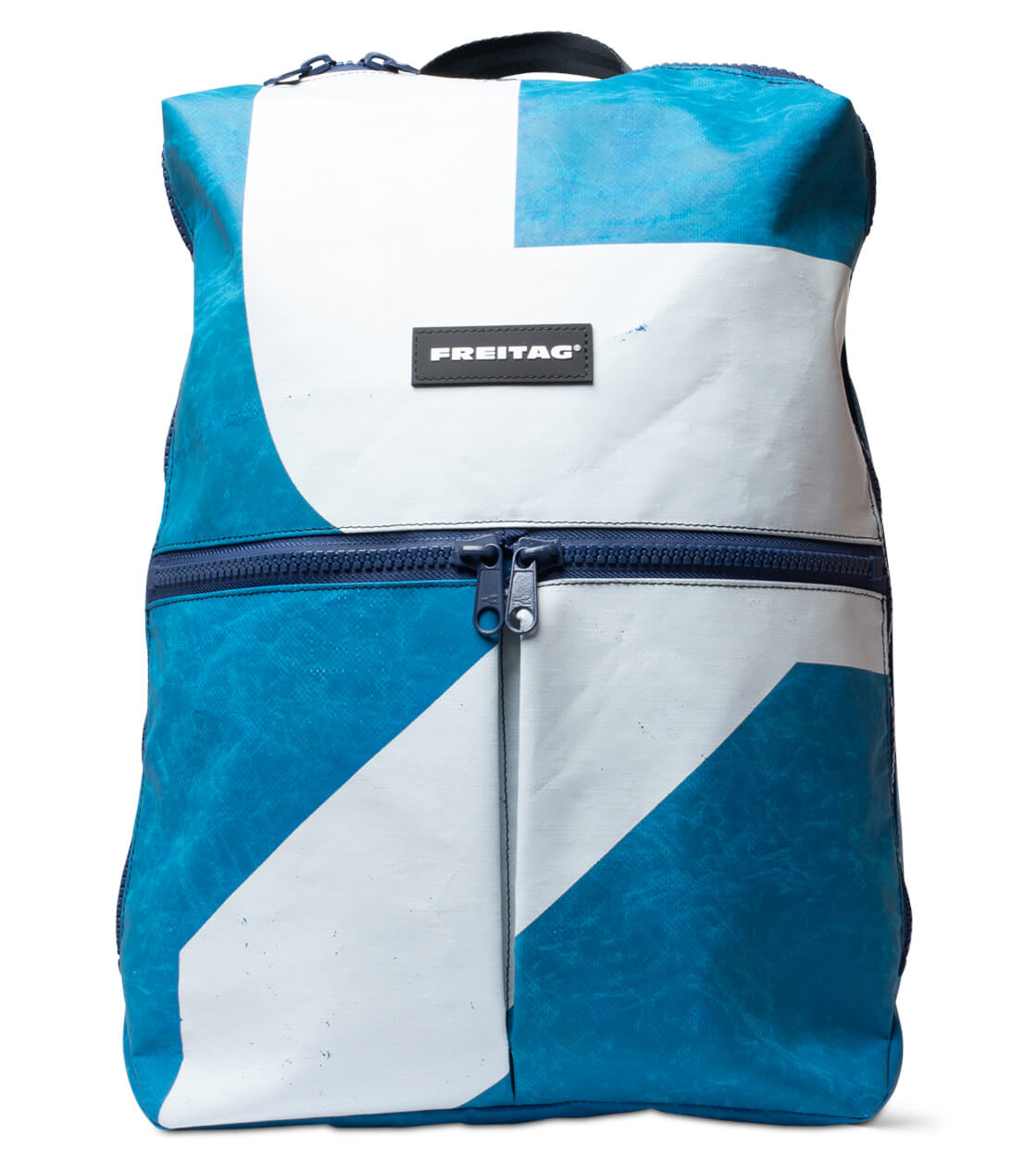 Freitag Backpack Fringe blue/white/blue