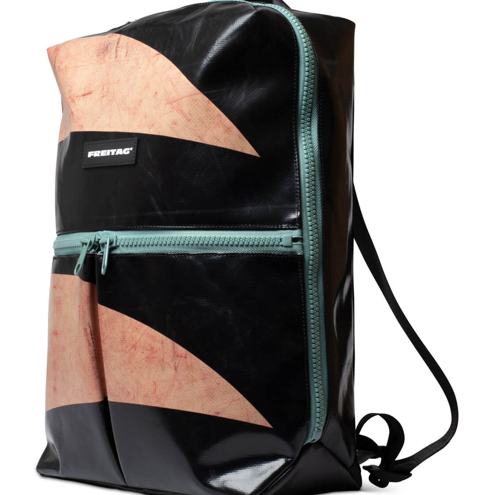Freitag Backpack Fringe black/red/green