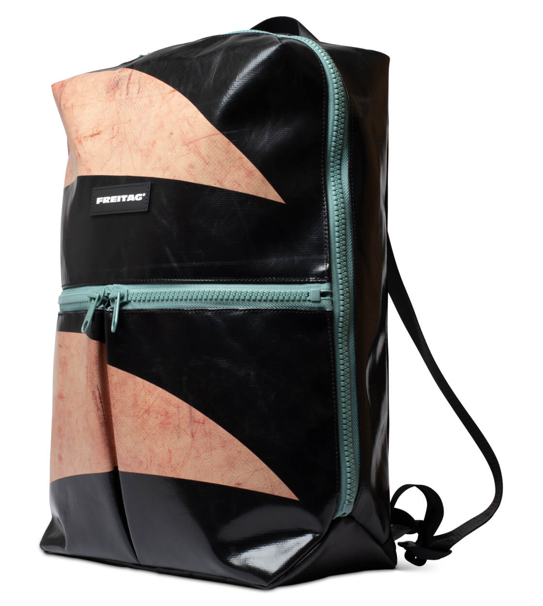 Freitag Backpack Fringe black/red/green