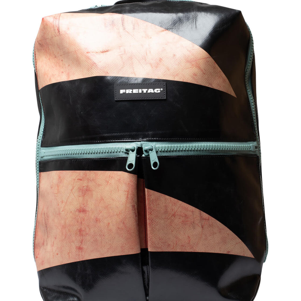 Freitag Backpack Fringe black/red/green