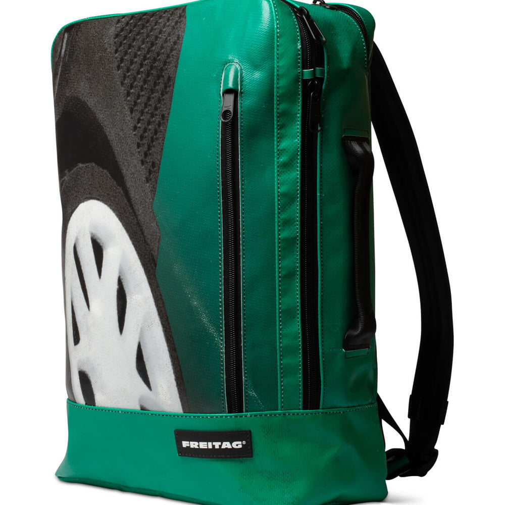 Freitag Backpack Hazzard green/black/white