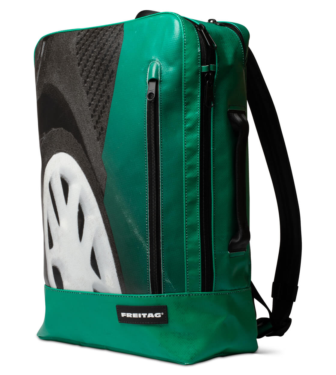 Freitag Backpack Hazzard green/black/white