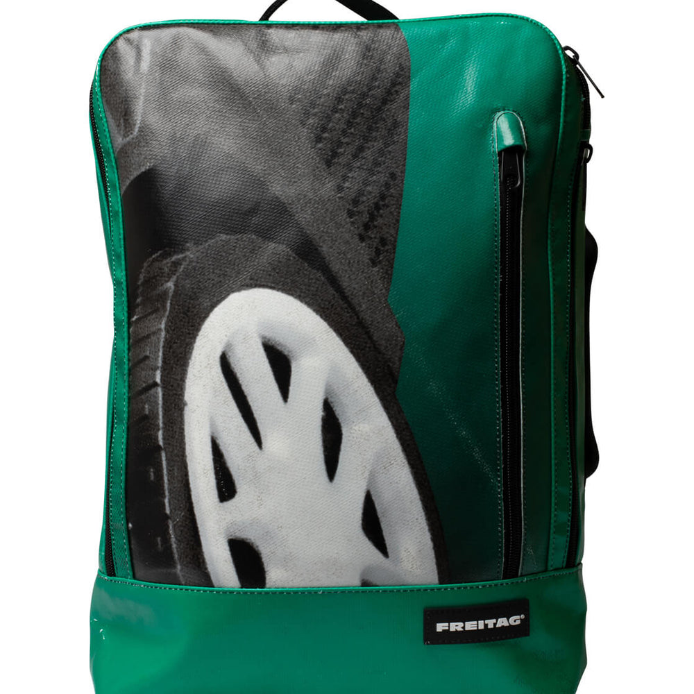 Freitag Backpack Hazzard green/black/white
