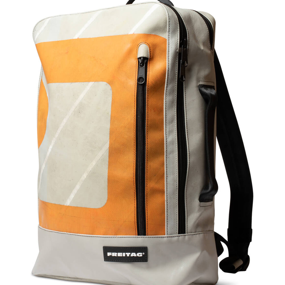 Freitag Backpack Hazzard grey/orange/white
