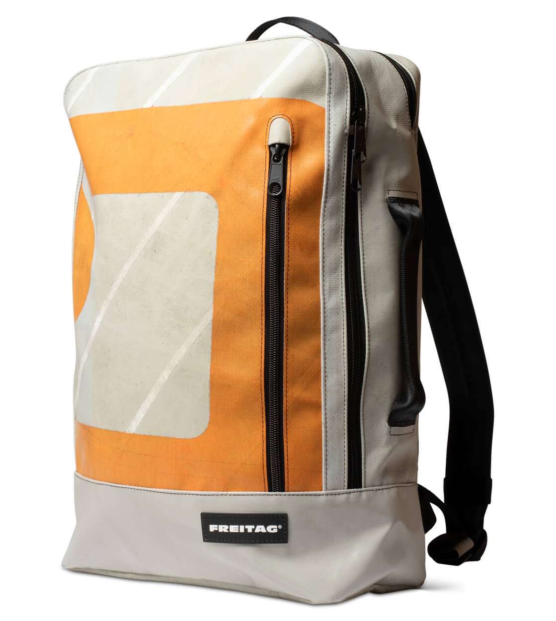 Freitag Backpack Hazzard grey/orange/white