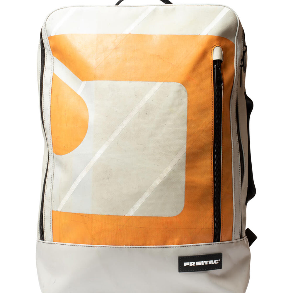 Freitag Backpack Hazzard grey/orange/white