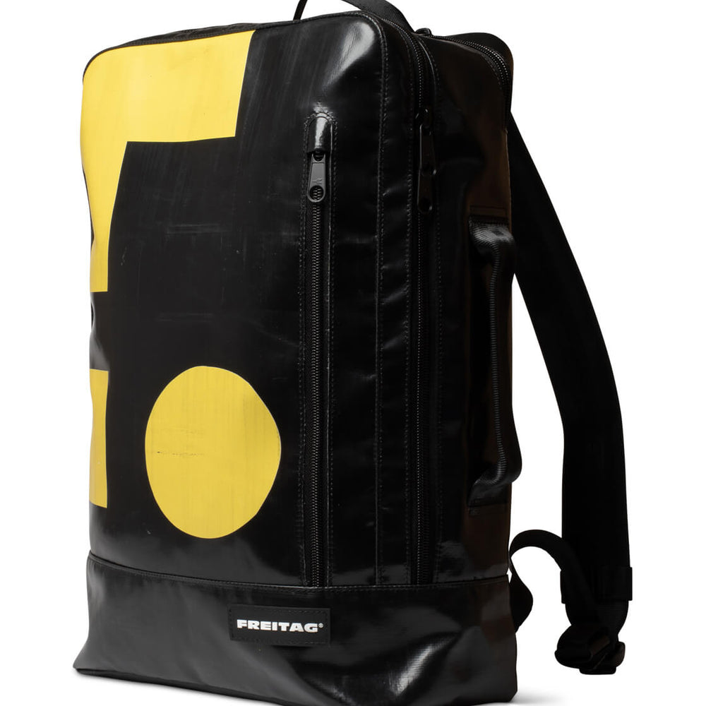Freitag Backpack Hazzard black/yellow