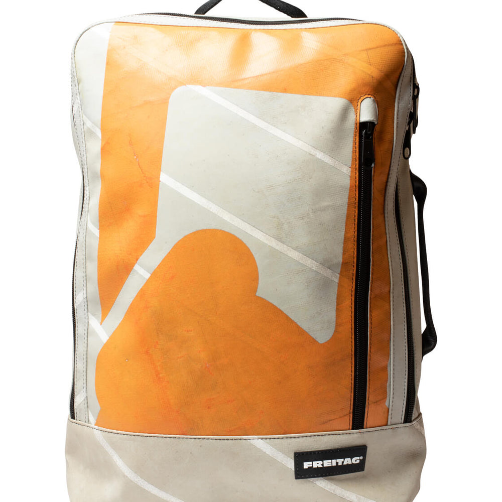 Freitag Backpack Hazzard grey/orange/white