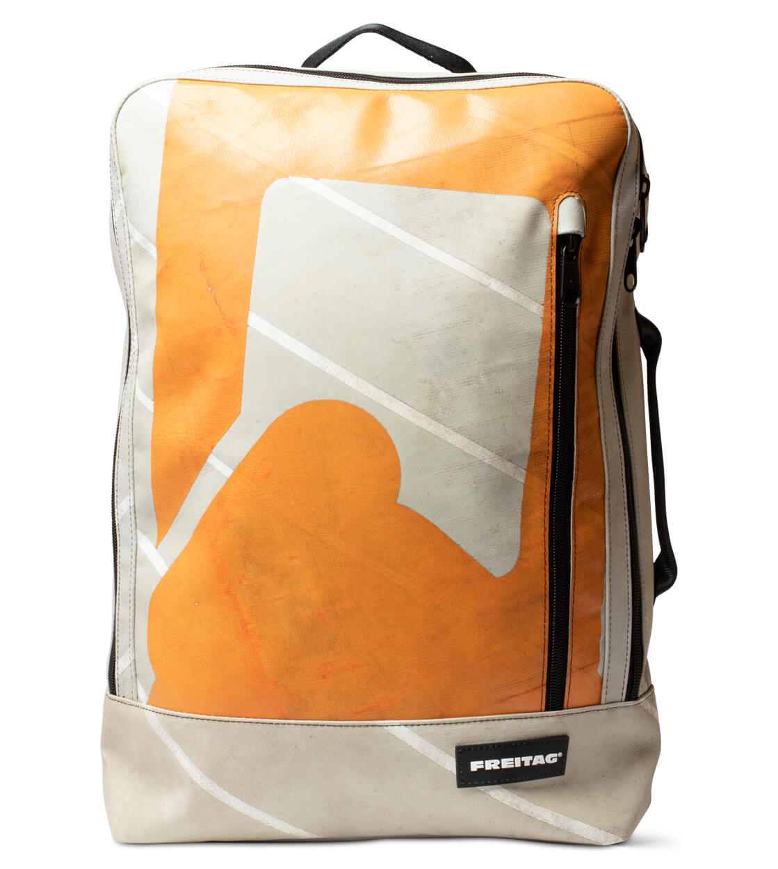 Freitag Backpack Hazzard grey/orange/white