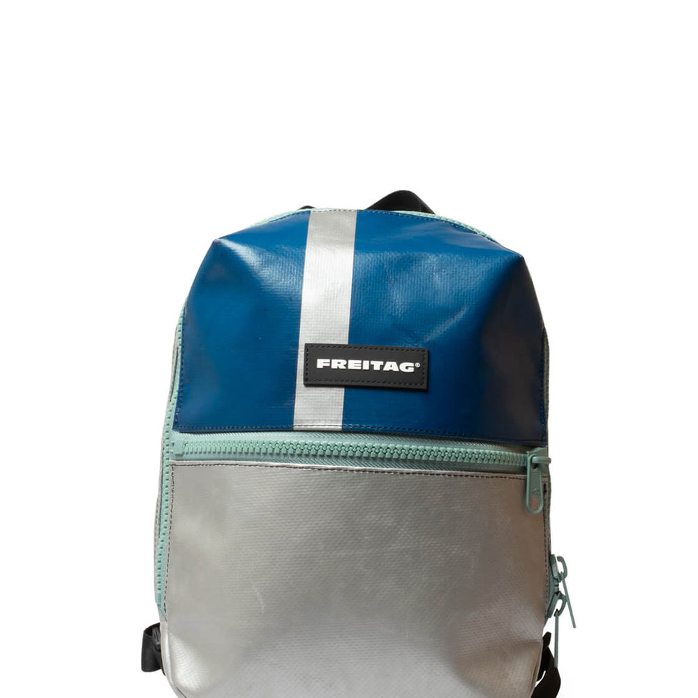 Freitag Backpack Walter silver/blue/green