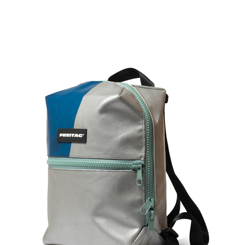 Freitag Backpack Walter silver/blue/green