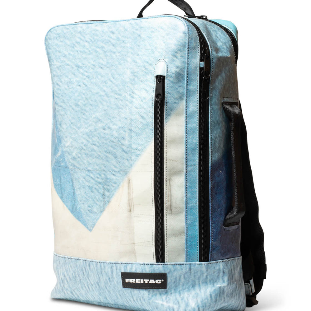 Freitag Backpack Hazzard blue/white