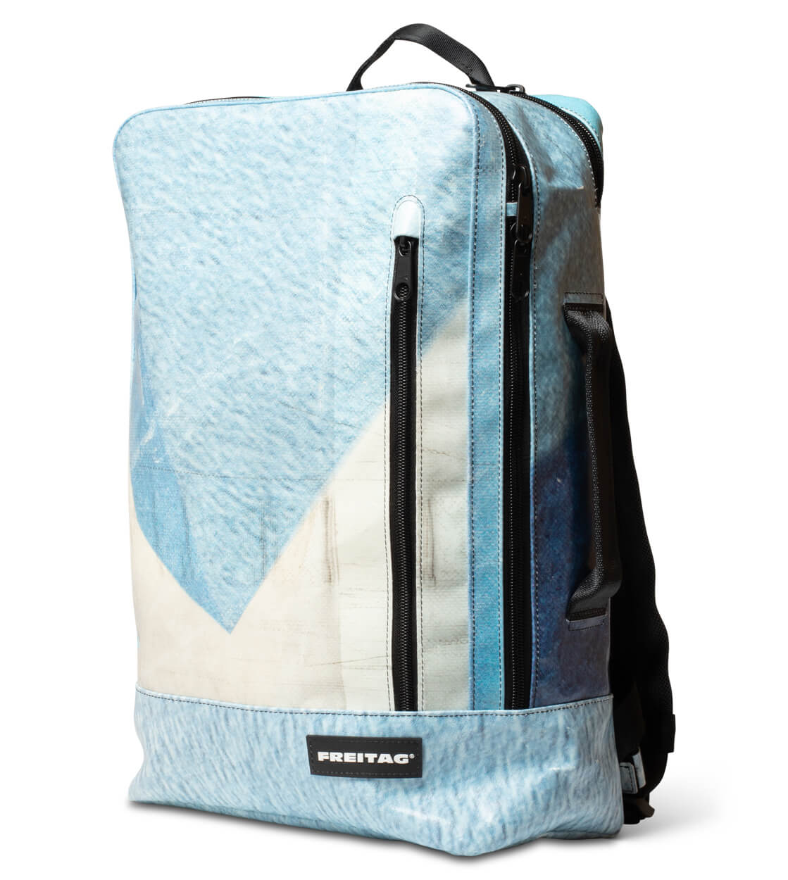 Freitag Backpack Hazzard blue/white