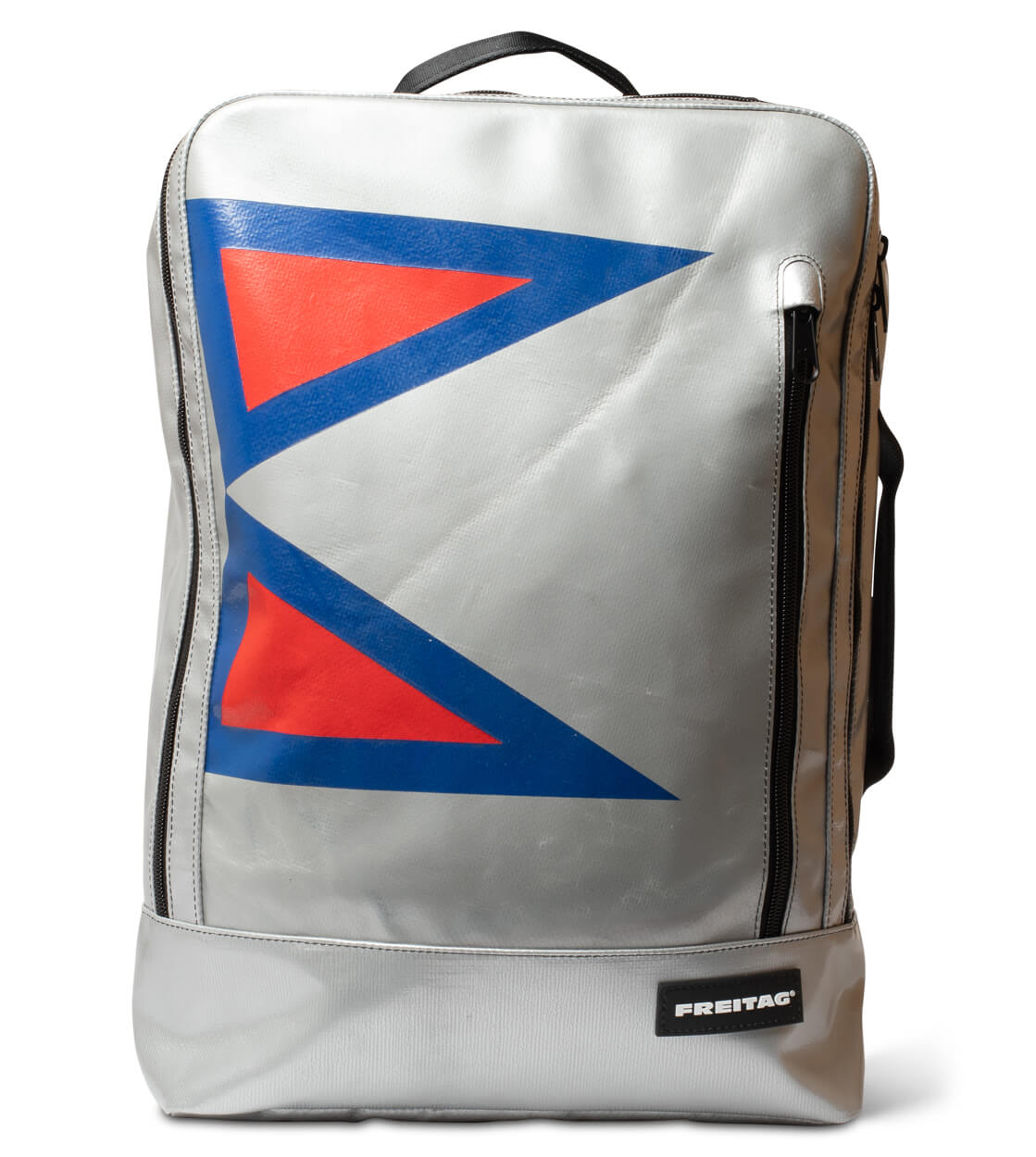 Freitag Backpack Hazzard silver/blue/red