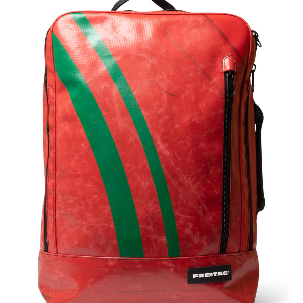 Freitag Backpack Hazzard red/green