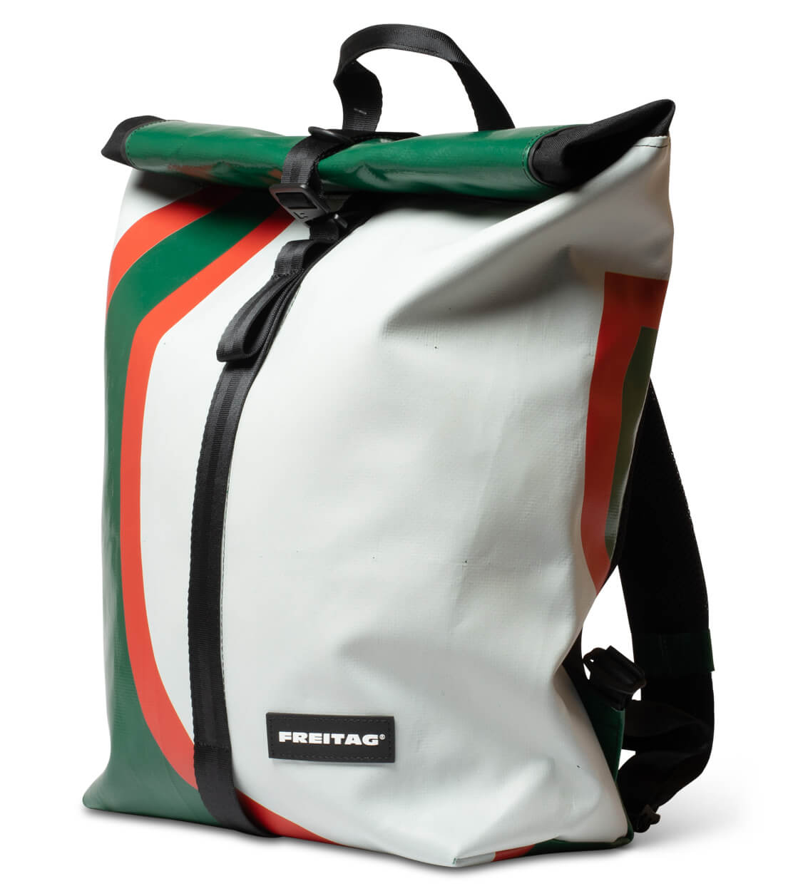 Freitag Backpack Clapton grey/green/red