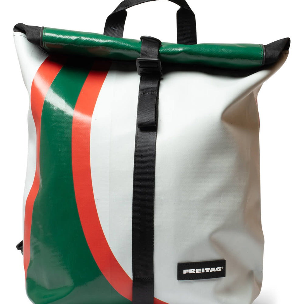 Freitag Backpack Clapton grey/green/red