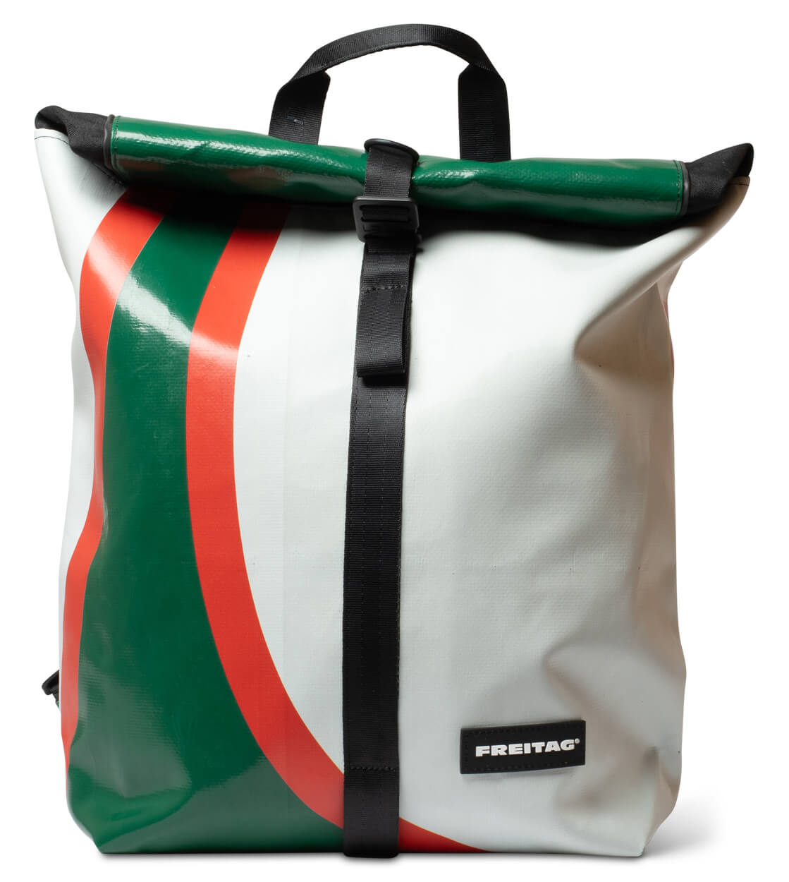 Freitag Backpack Clapton grey/green/red