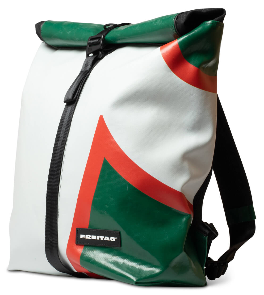 Freitag Backpack Clapton grey/green/red