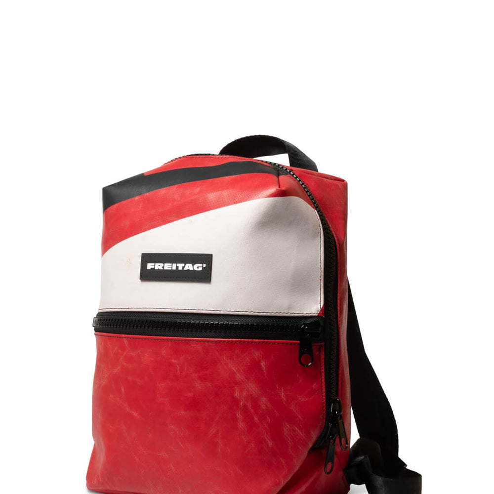 Freitag Backpack Walter red/white/black/black