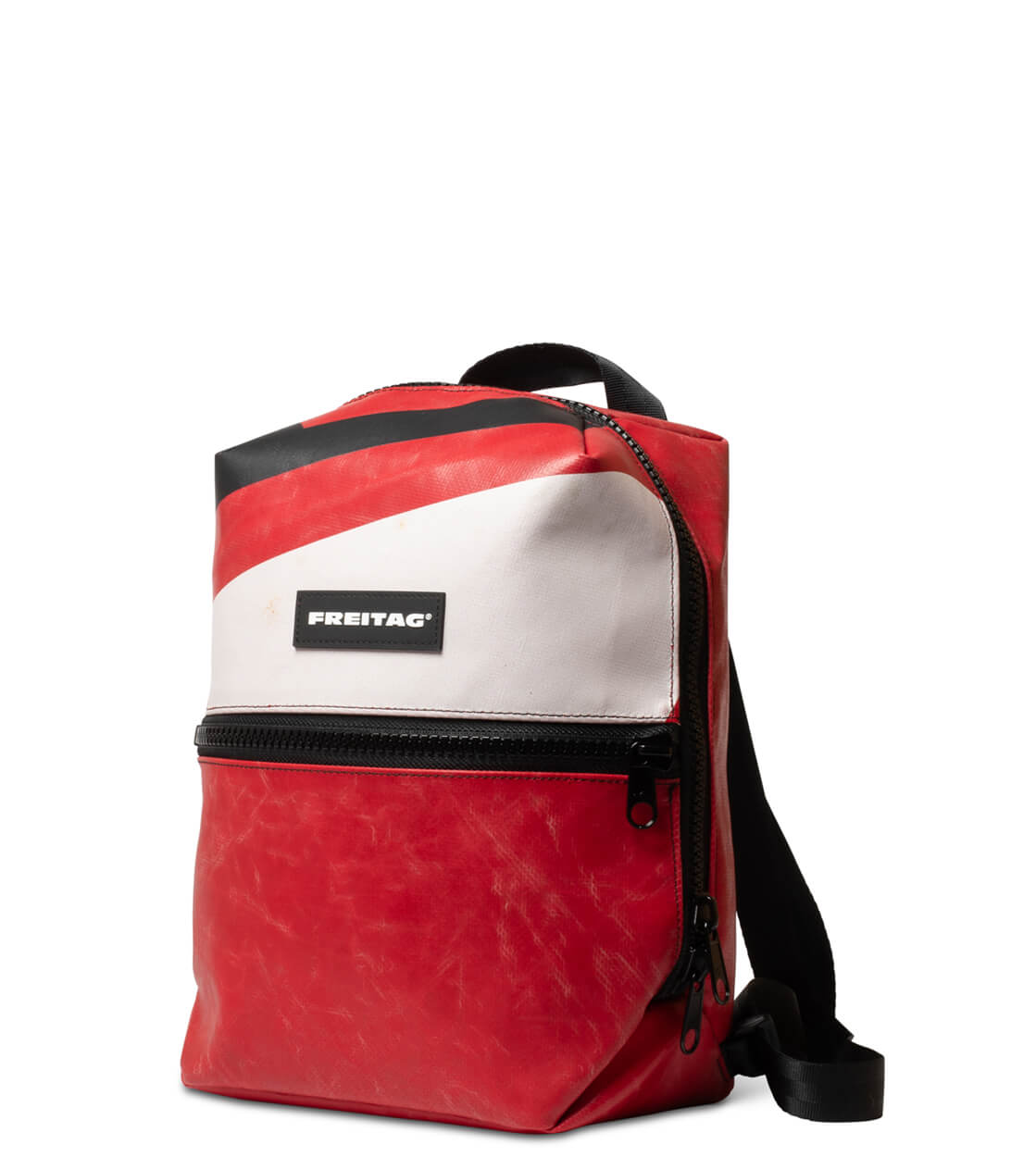 Freitag Backpack Walter red/white/black/black
