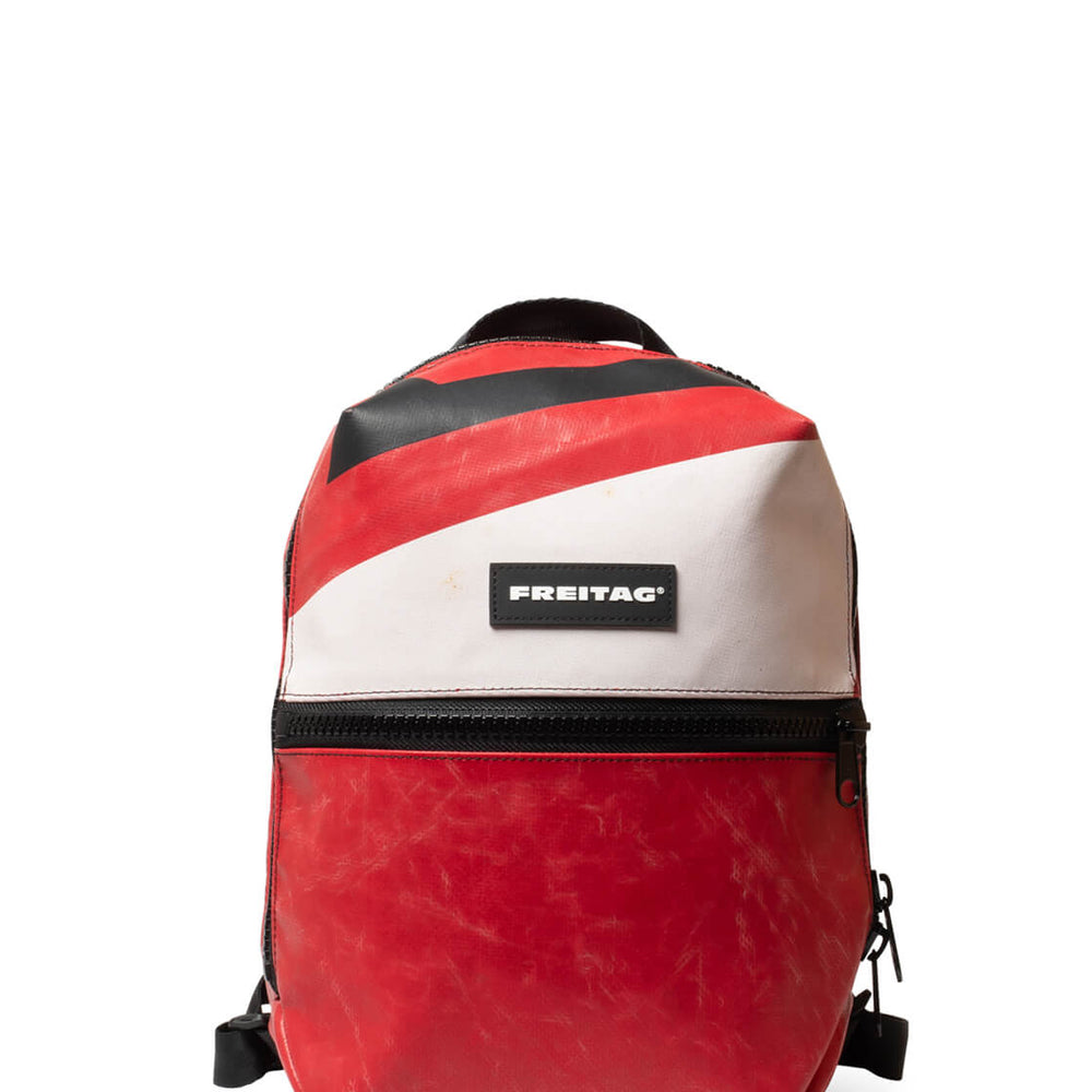Freitag Backpack Walter red/white/black/black