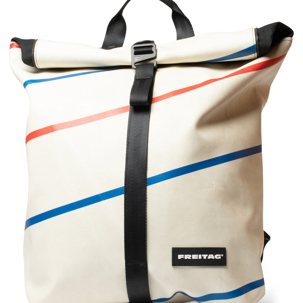 Freitag Backpack Clapton white/blue/red