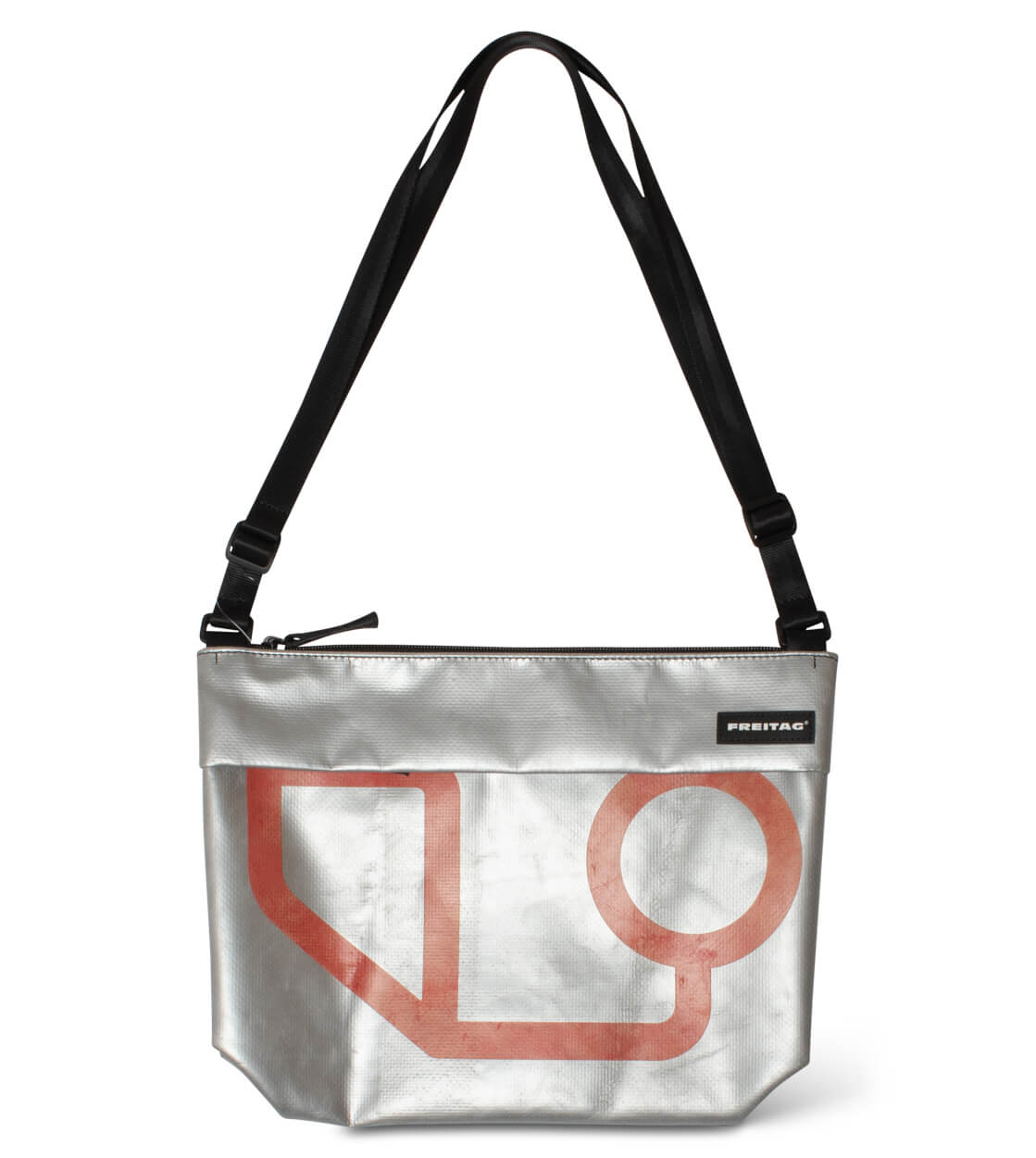 Freitag Bag Lou silver/red