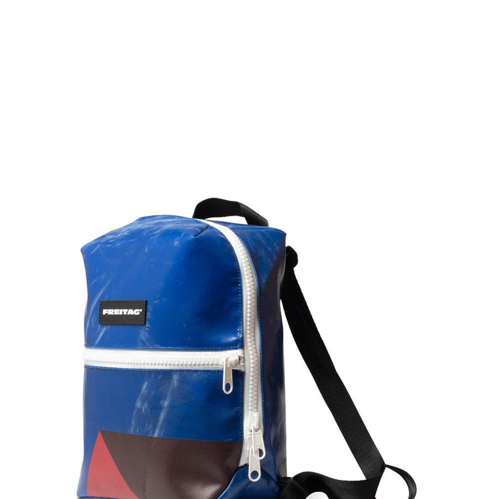 Freitag Backpack Walter blue/brown/red/white