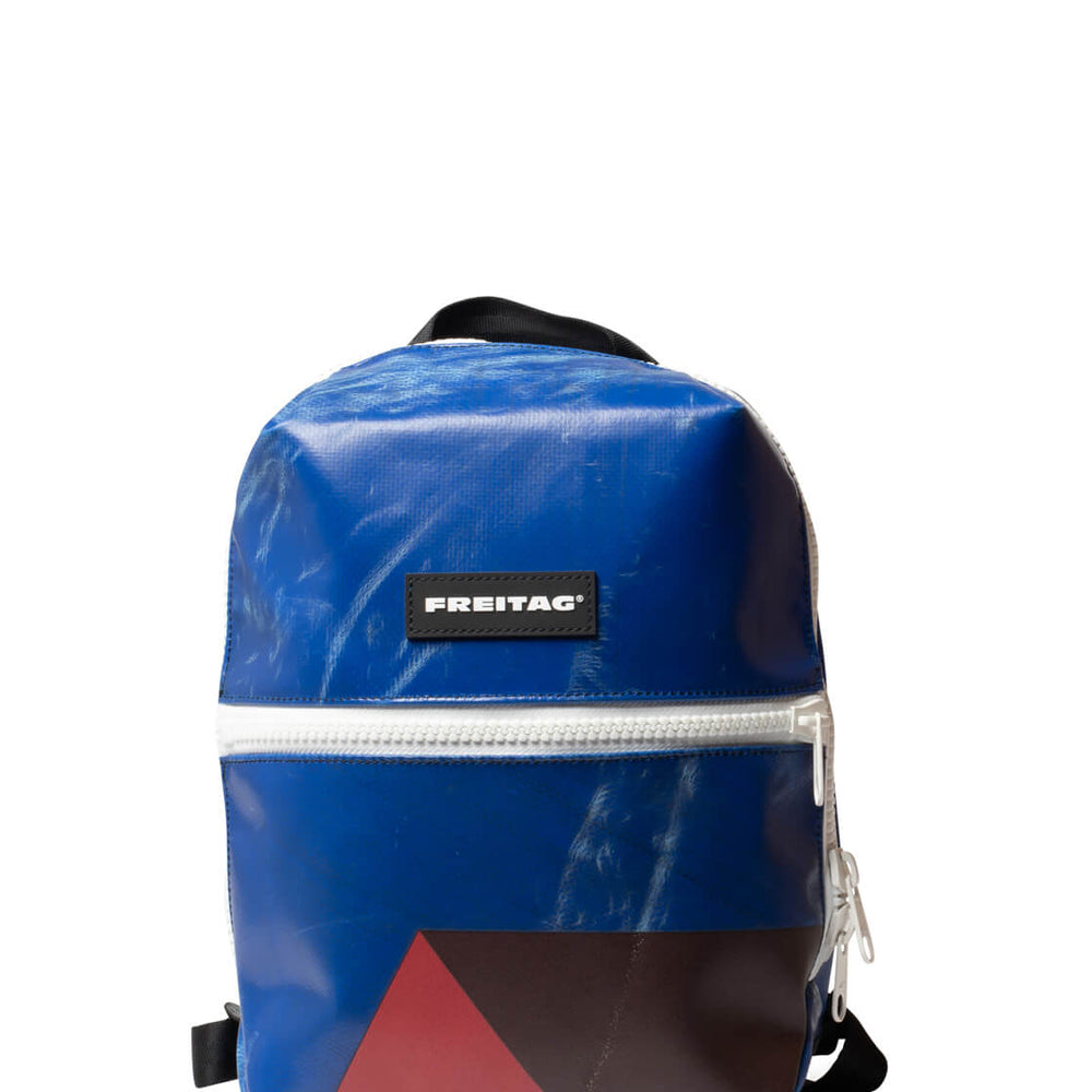 Freitag Backpack Walter blue/brown/red/white