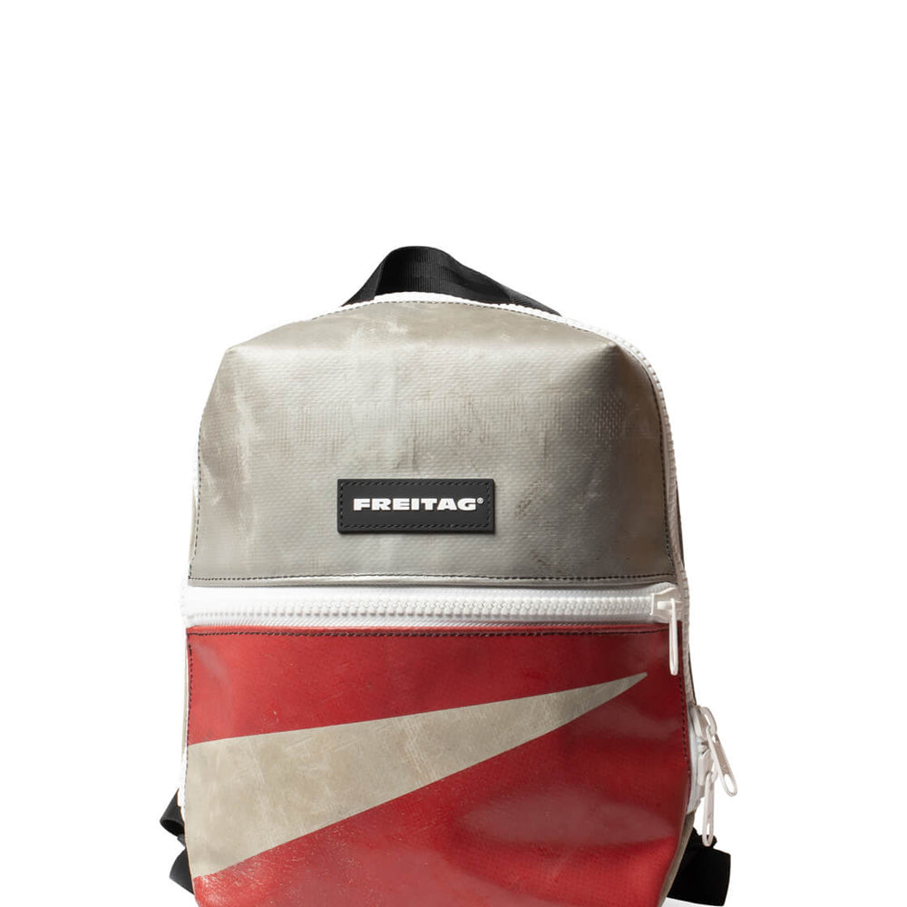 Freitag Backpack Walter grey/silver/red/white