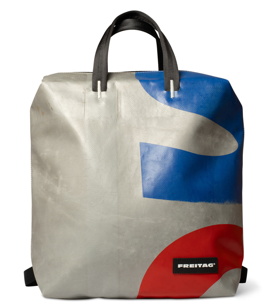 Freitag Backpack Pete silver/blue/red