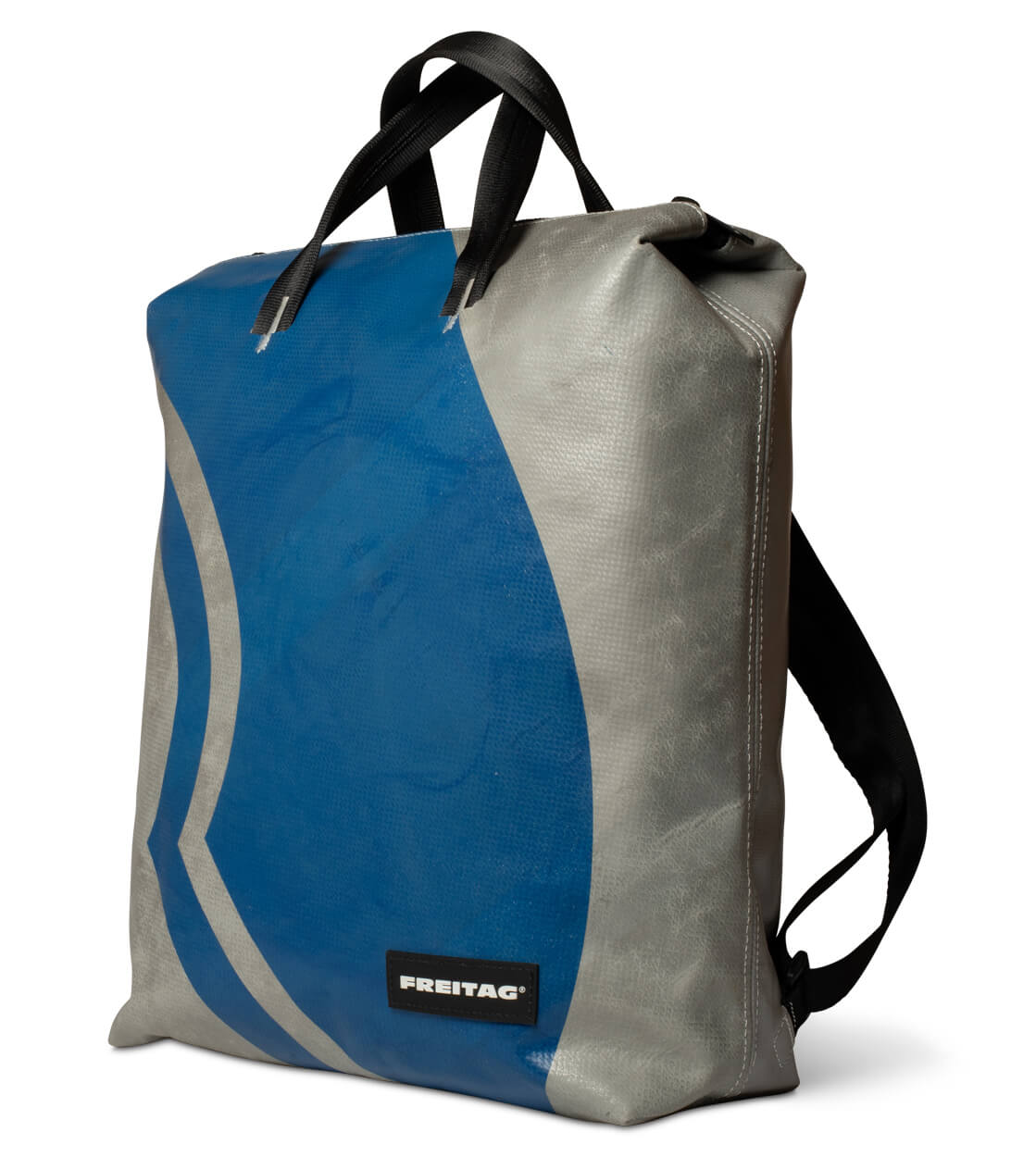 Freitag Backpack Pete silver/blue