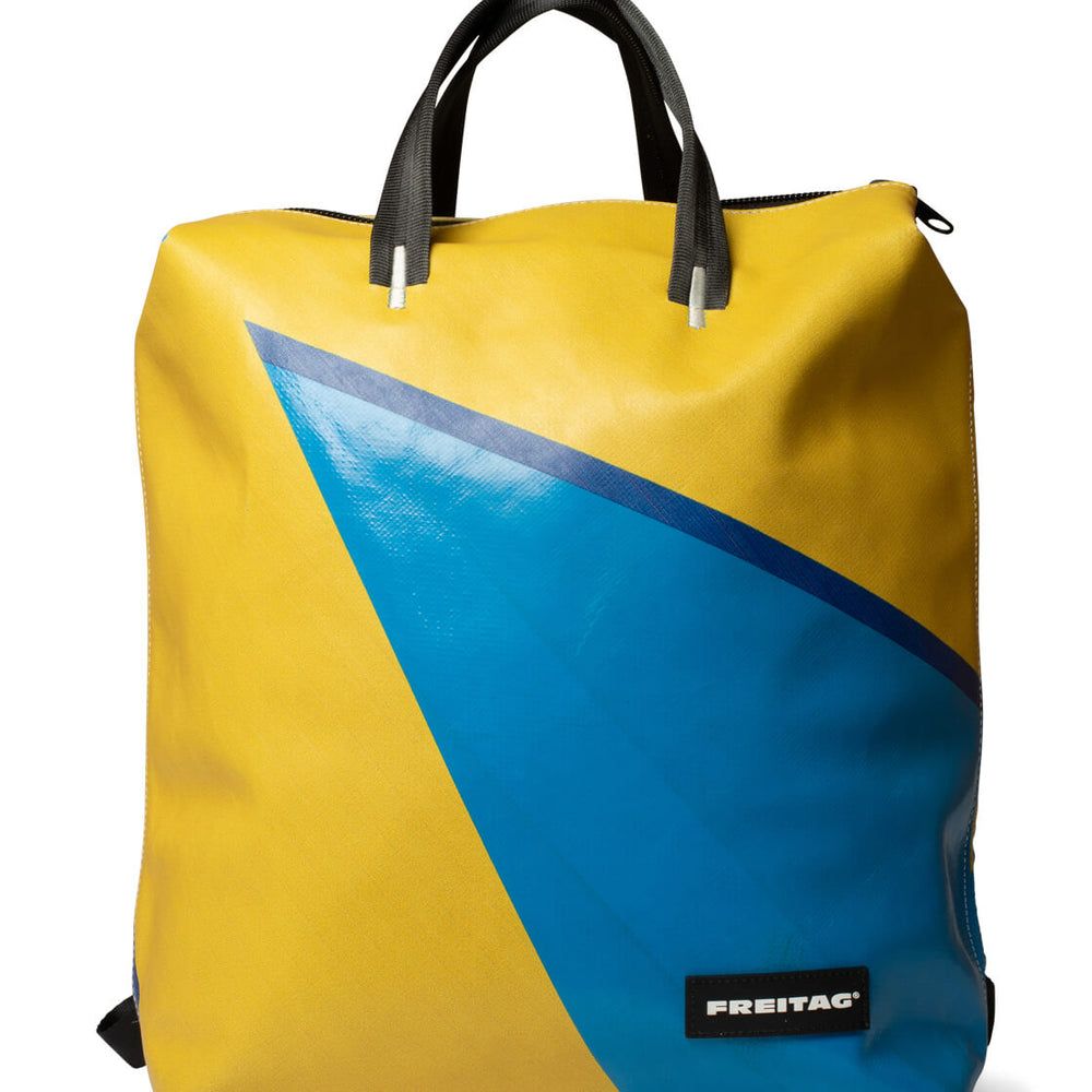 Freitag Backpack Pete yellow/blue/blue