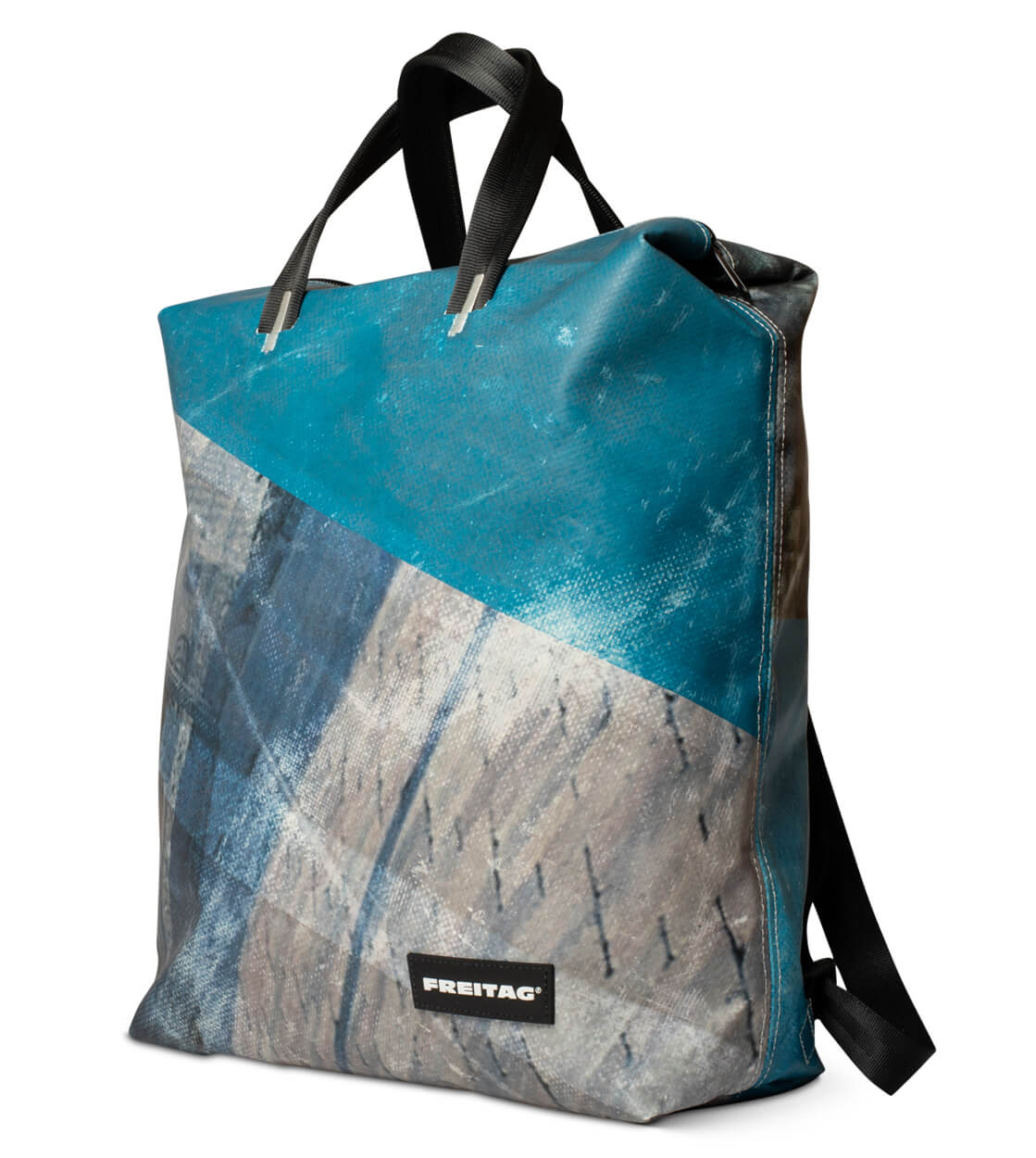Freitag Backpack Pete blue/blue/grey