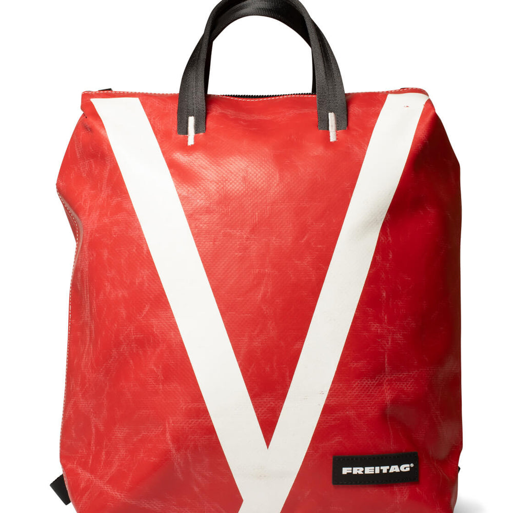 Freitag Backpack Pete red/white