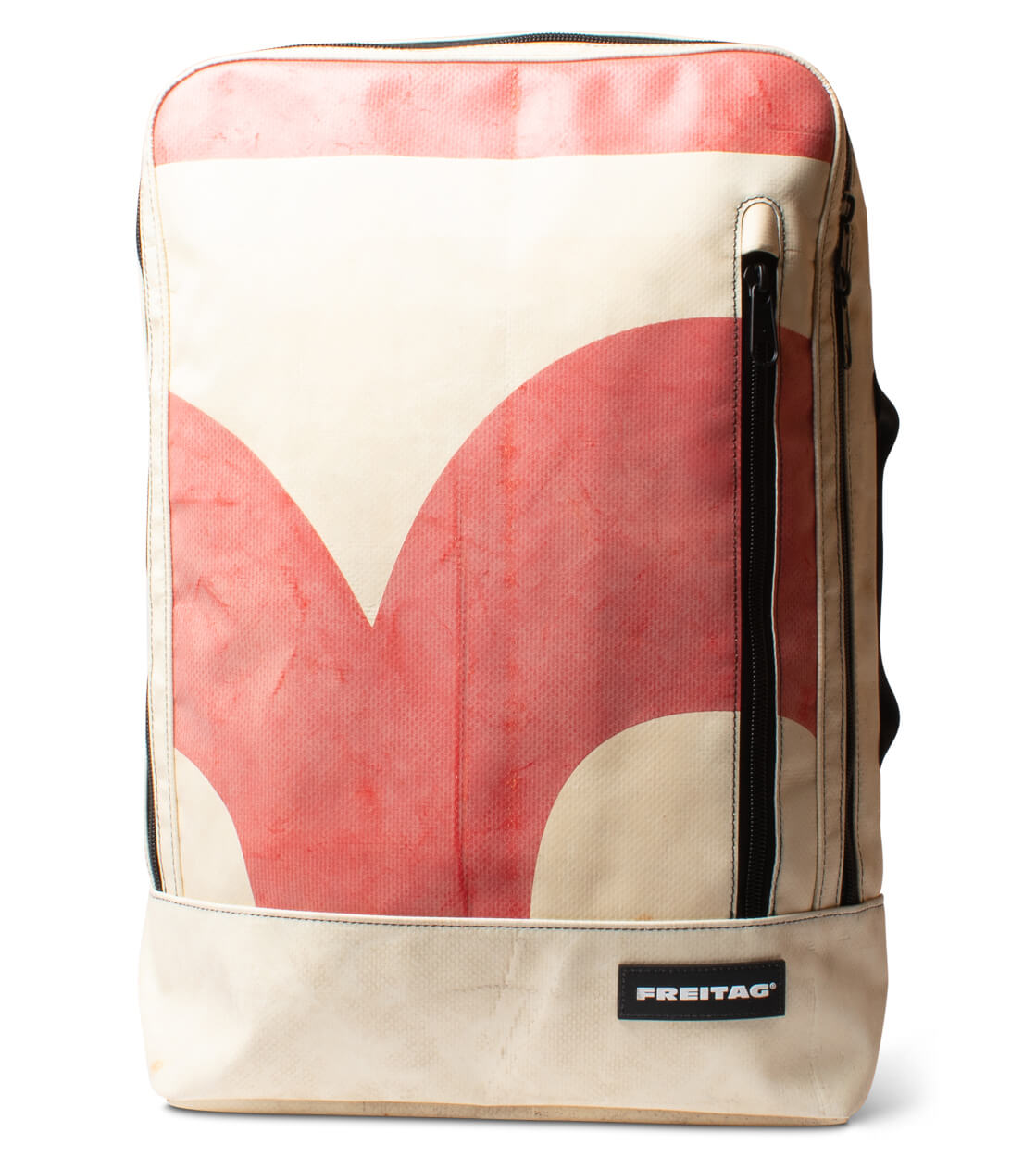 Freitag Backpack Hazzard beige/red