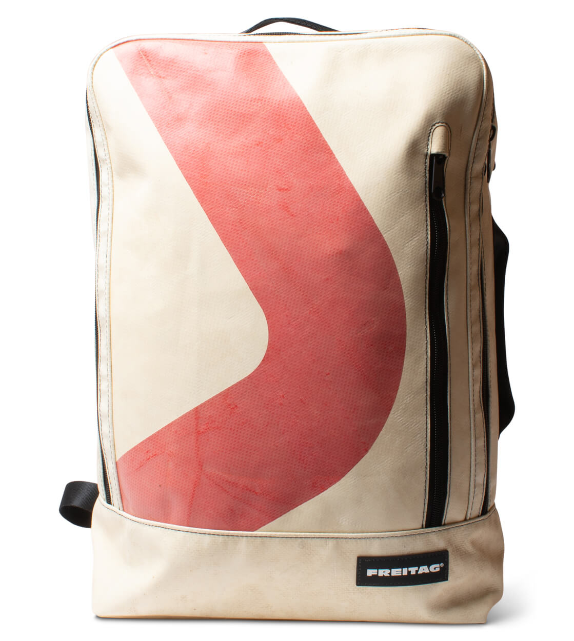 Freitag Backpack Hazzard beige/red