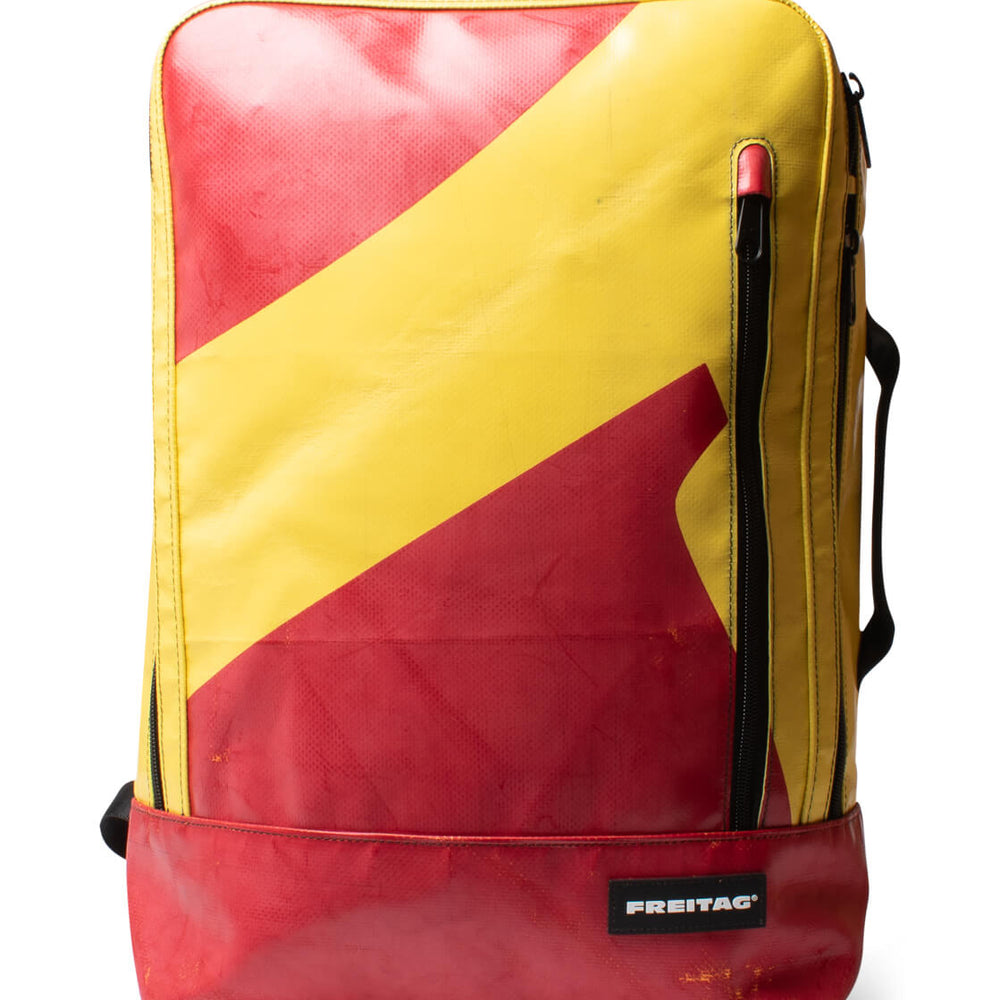 Freitag Backpack Hazzard red/yellow