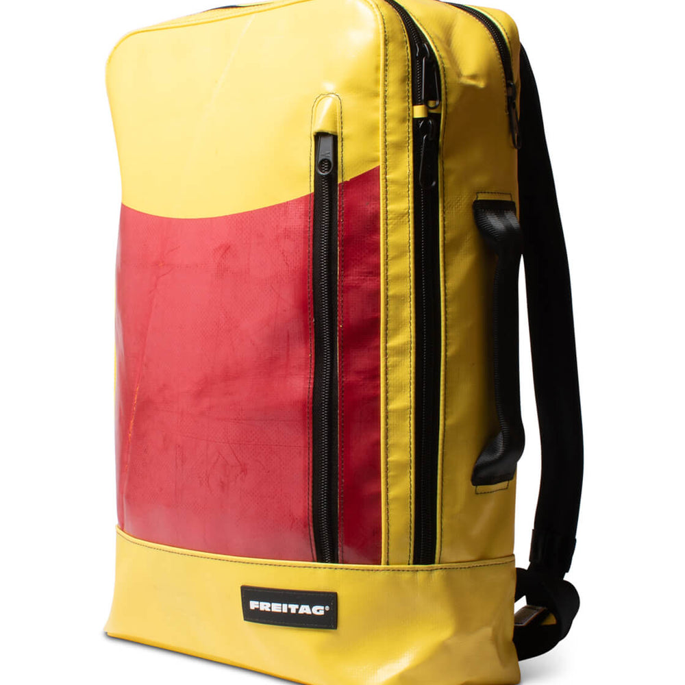 Freitag Backpack Hazzard yellow/red