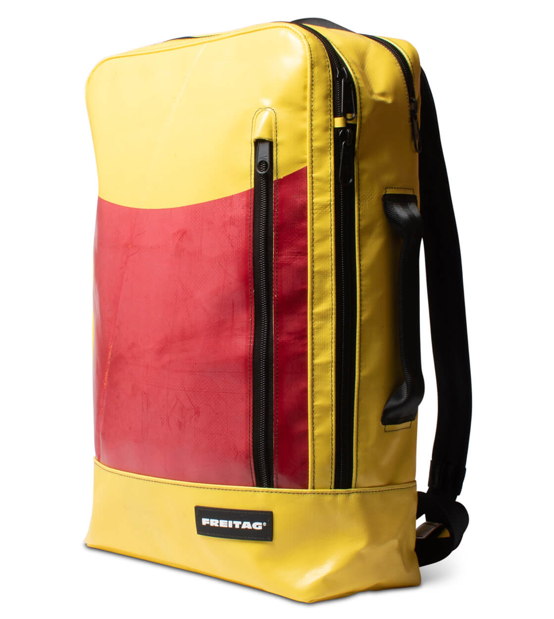 Freitag Backpack Hazzard yellow/red