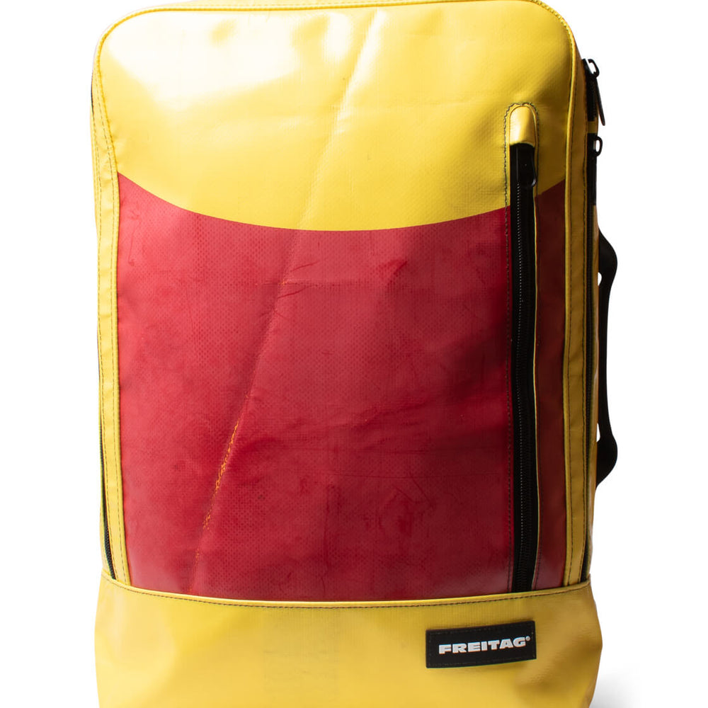 Freitag Backpack Hazzard yellow/red