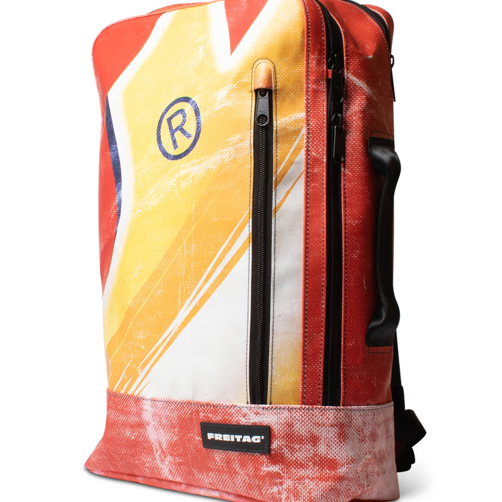 Freitag Backpack Hazzard red/yellow/white/blue