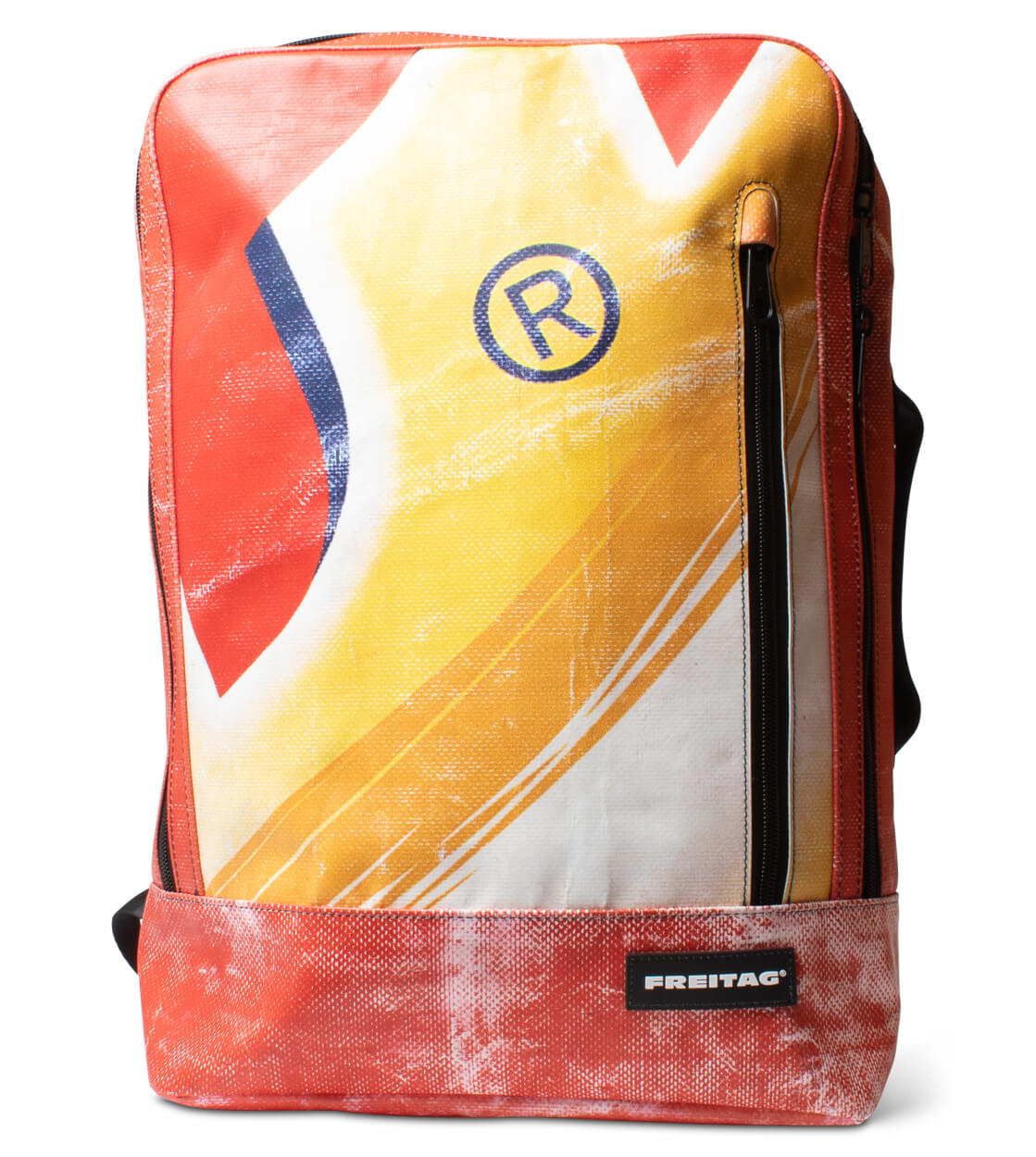 Freitag Backpack Hazzard red/yellow/white/blue