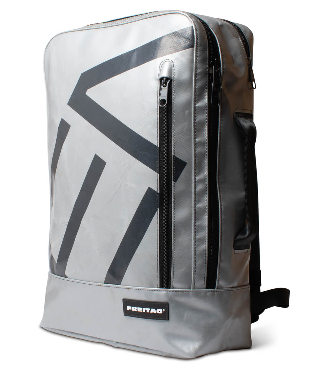 Freitag Backpack Hazzard silver/black